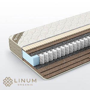 матрас с независимым пружинным блоком серии Linum Line